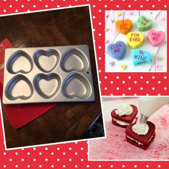 👉*WILTON* MINI HEARTS PAN ❤ CUTE & ADORABLE CAKES & COOKIES - Picture 3 of 7